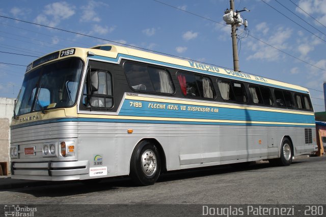 Viação Cometa 7199 na cidade de São Paulo, São Paulo, Brasil, por Douglas Paternezi. Número da foto: #4427720.