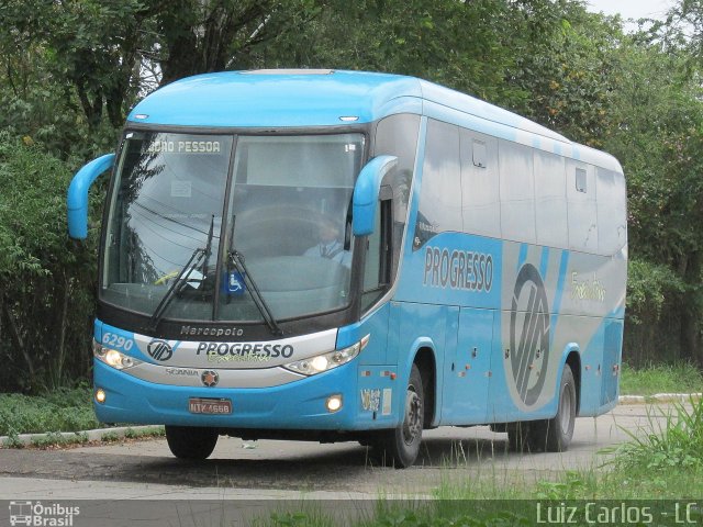 Auto Viação Progresso 6290 na cidade de Recife, Pernambuco, Brasil, por Luiz Carlos de Santana. ID da foto: 4427446.