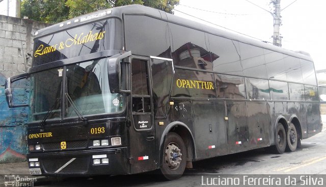 Opanttur - Organização Panamericana Transportes Turismo e Locação 0193 na cidade de São Paulo, São Paulo, Brasil, por Luciano Ferreira da Silva. ID da foto: 4428198.