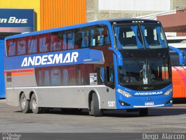 Autotransportes Andesmar 5287 na cidade de , por Diego Alarcon. ID da foto: 4428333.