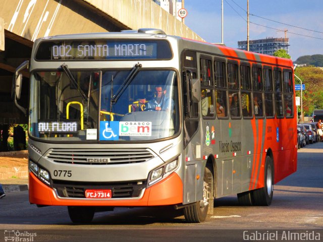 Viação Osasco 0775 na cidade de Osasco, São Paulo, Brasil, por Gabriel Almeida. Número da foto: #4370109.