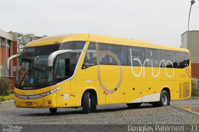 Brisa Ônibus 9109 na cidade de Juiz de Fora, Minas Gerais, Brasil, por Douglas Paternezi. Número da foto: #4369618.