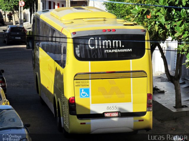 Viação Itapemirim 8655 na cidade de Serra Talhada, Pernambuco, Brasil, por Lucas Ramon. ID da foto: 4369017.