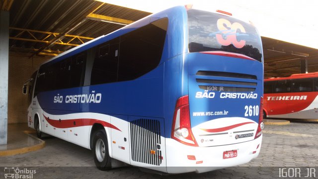 Viação São Cristóvão 2610 na cidade de Divinópolis, Minas Gerais, Brasil, por Igor Policarpo. Número da foto: #4369869.