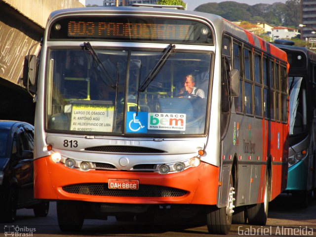 Viação Osasco 813 na cidade de Osasco, São Paulo, Brasil, por Gabriel Almeida. Número da foto: #4370064.
