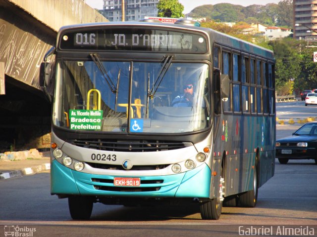 Auto Viação Urubupungá 00243 na cidade de Osasco, São Paulo, Brasil, por Gabriel Almeida. ID da foto: 4370106.