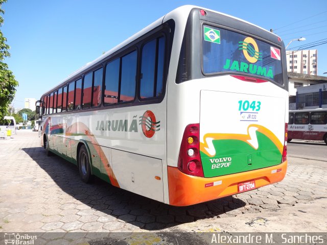 Jarumã Transportes Rodofluvial 1043 na cidade de Belém, Pará, Brasil, por Alexandre M.  Sanches. Número da foto: #4369373.