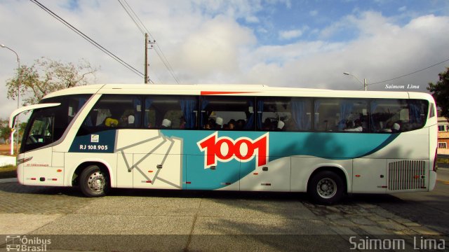 Auto Viação 1001 RJ 108.905 na cidade de Campos dos Goytacazes, Rio de Janeiro, Brasil, por Saimom  Lima. Número da foto: #4371870.
