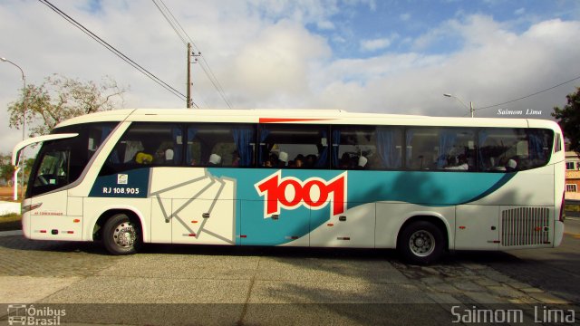 Auto Viação 1001 RJ 108.905 na cidade de Campos dos Goytacazes, Rio de Janeiro, Brasil, por Saimom  Lima. ID da foto: 4371870.