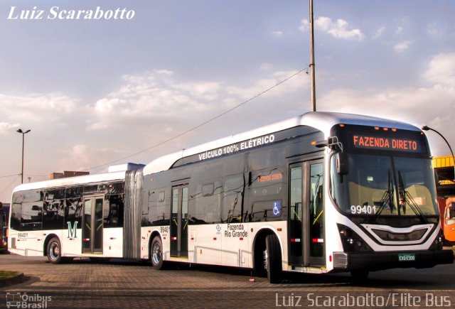 Leblon Transporte de Passageiros 99401 na cidade de Fazenda Rio Grande, Paraná, Brasil, por Luiz Scarabotto . ID da foto: 4372261.