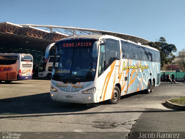 Buses Linea Azul 462 na cidade de , por Jacob Ramírez  Jake. ID da foto: 4370618.