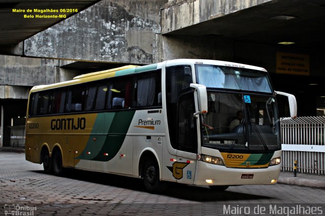 Empresa Gontijo de Transportes 12200 na cidade de Belo Horizonte, Minas Gerais, Brasil, por Mairo de Magalhães. ID da foto: 4371814.