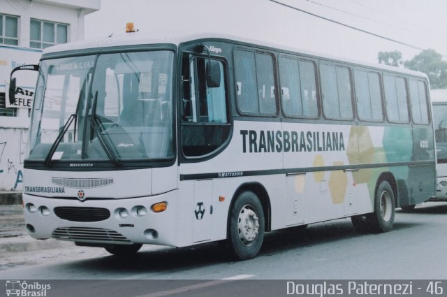 Transbrasiliana Transportes e Turismo 4313 na cidade de Guarulhos, São Paulo, Brasil, por Douglas Paternezi. ID da foto: 4373285.