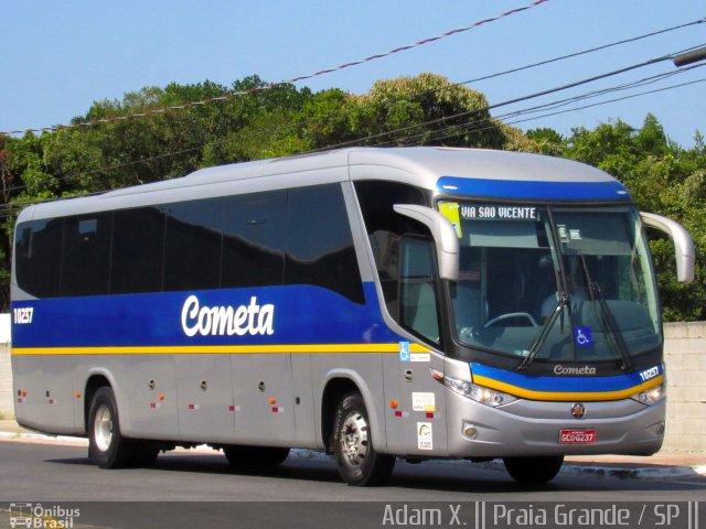 Viação Cometa 10237 na cidade de Praia Grande, São Paulo, Brasil, por Adam Xavier Rodrigues Lima. ID da foto: 4374222.