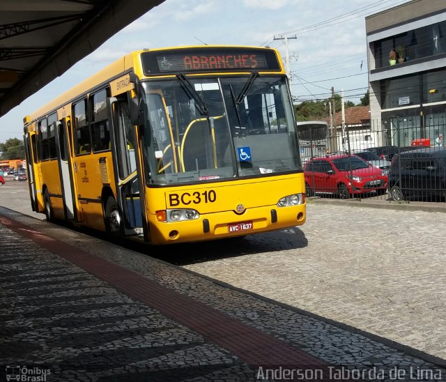Transporte Coletivo Glória BC310 na cidade de Curitiba, Paraná, Brasil, por Anderson Taborda de Lima. Número da foto: #4374052.