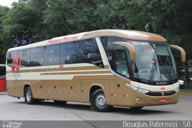 Empresa de Ônibus Pássaro Marron 080 na cidade de São Paulo, São Paulo, Brasil, por Douglas Paternezi. Número da foto: #4373300.