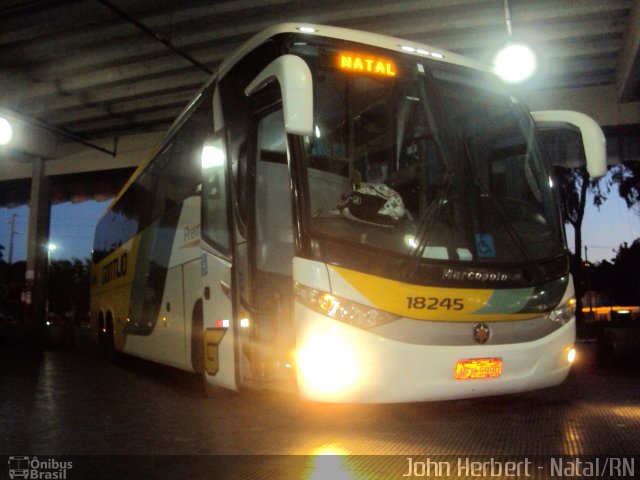 Empresa Gontijo de Transportes 18245 na cidade de Natal, Rio Grande do Norte, Brasil, por John Herbert. Número da foto: #4373940.