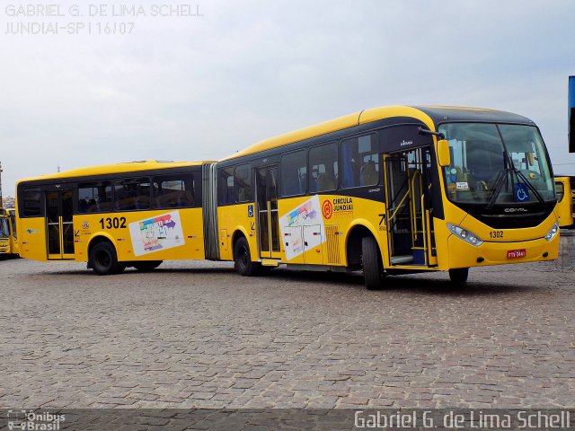 Viação Leme 1302 na cidade de Jundiaí, São Paulo, Brasil, por Gabriel Giacomin de Lima. Número da foto: #4375119.