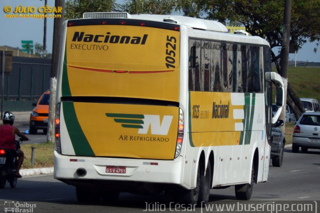 Viação Nacional 10525 na cidade de Aracaju, Sergipe, Brasil, por Julio Cesar  Barbosa Martins. Número da foto: #4376708.