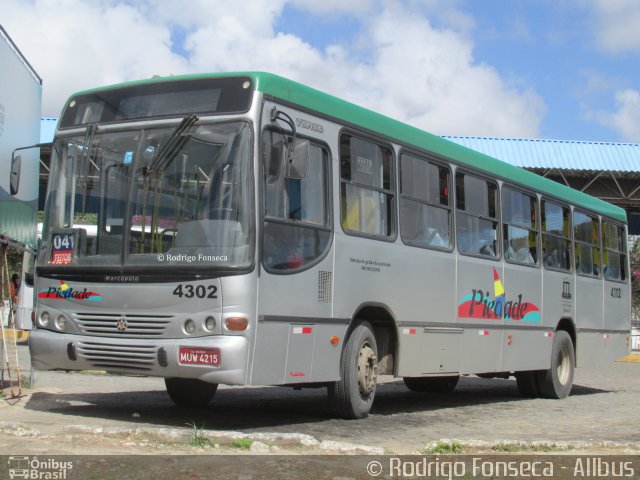Auto Viação Nossa Senhora da Piedade 4302 na cidade de Maceió, Alagoas, Brasil, por Rodrigo Fonseca. Número da foto: #4375415.