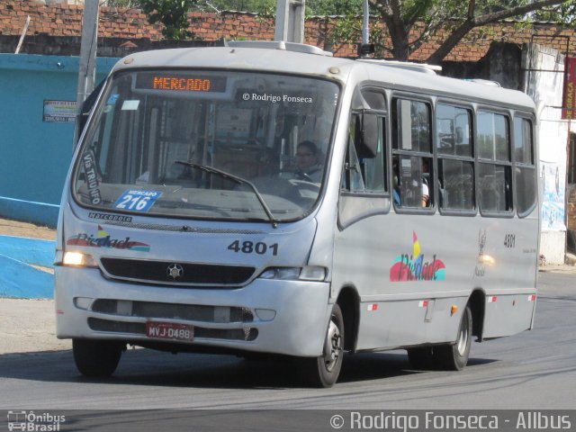 Auto Viação Nossa Senhora da Piedade 4801 na cidade de Maceió, Alagoas, Brasil, por Rodrigo Fonseca. Número da foto: #4375395.
