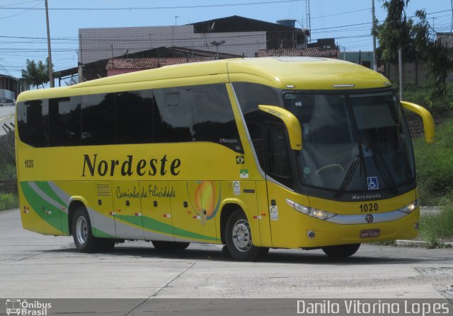 Viação Nordeste 1020 na cidade de Natal, Rio Grande do Norte, Brasil, por Danilo Vitorino Lopes. Número da foto: #4375128.