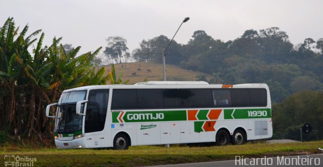 Empresa Gontijo de Transportes 11930 na cidade de Ribeirão Vermelho, Minas Gerais, Brasil, por Ricardo Silva Monteiro. ID da foto: 4375302.