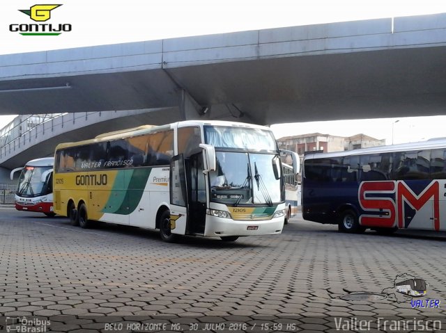 Empresa Gontijo de Transportes 12105 na cidade de Belo Horizonte, Minas Gerais, Brasil, por Valter Francisco. Número da foto: #4376568.