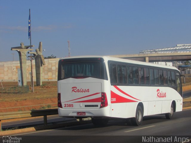 Viação Raíssa 2385 na cidade de Anápolis, Goiás, Brasil, por Nathanael de Jesus  Azevedo. Número da foto: #4376176.