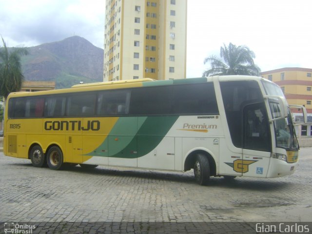 Empresa Gontijo de Transportes 11815 na cidade de Governador Valadares, Minas Gerais, Brasil, por Gian Carlos. Número da foto: #4378195.