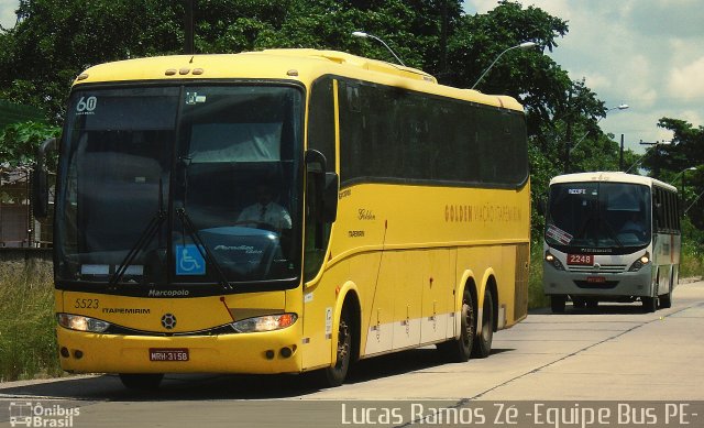 Viação Itapemirim 5523 na cidade de Recife, Pernambuco, Brasil, por Lucas Ramos. ID da foto: 4379187.