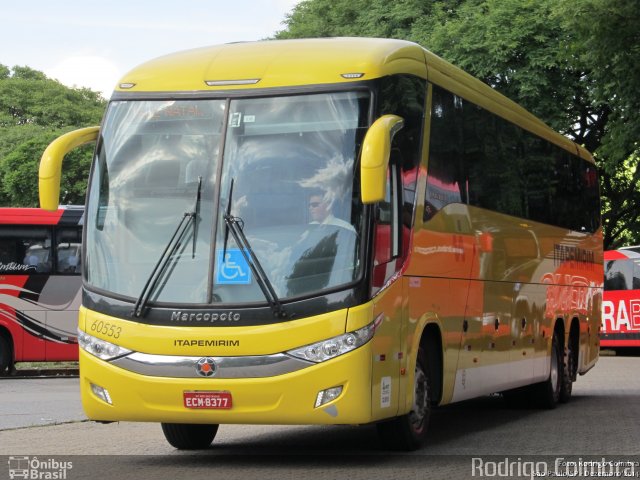 Viação Itapemirim 60553 na cidade de São Paulo, São Paulo, Brasil, por Rodrigo Coimbra. Número da foto: #4378057.