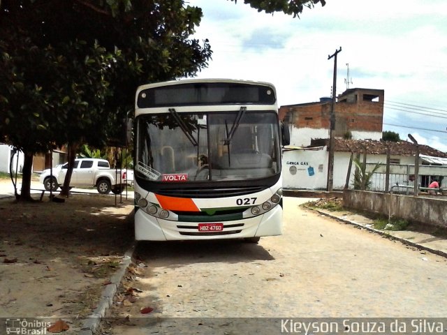 Auto Viação Veleiro 027 na cidade de Satuba, Alagoas, Brasil, por Kleyson Souza da Silva. ID da foto: 4380568.