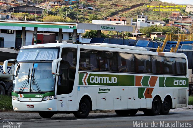 Empresa Gontijo de Transportes 21130 na cidade de João Monlevade, Minas Gerais, Brasil, por Mairo de Magalhães. ID da foto: 4380238.