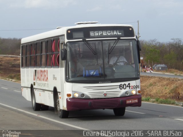 Aurora Transportes 005 na cidade de Maranguape, Ceará, Brasil, por Antonio Roberto Alves da Silva. Número da foto: #4380712.