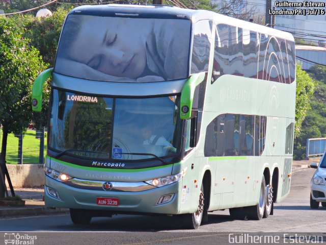 Viação Garcia 7307 na cidade de Londrina, Paraná, Brasil, por Guilherme Estevan. ID da foto: 4380448.