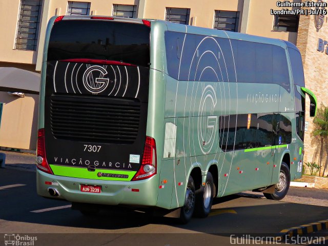Viação Garcia 7307 na cidade de Londrina, Paraná, Brasil, por Guilherme Estevan. Número da foto: #4380455.