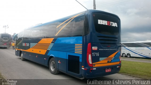 Breda Transportes e Serviços 1716 na cidade de São Paulo, São Paulo, Brasil, por Guilherme Esteves Peruzzi. Número da foto: #4430440.