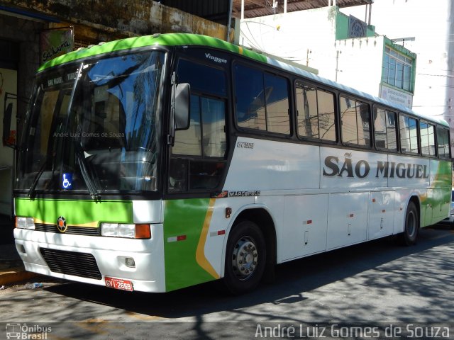 Viação São Miguel Santos Dumont 8300 na cidade de Aparecida, São Paulo, Brasil, por André Luiz Gomes de Souza. ID da foto: 4430480.