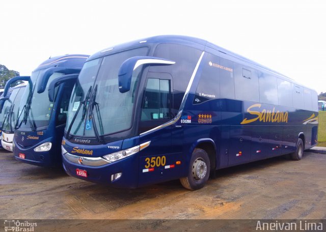Empresas de Transportes Santana e São Paulo 3500 na cidade de Camaçari, Bahia, Brasil, por Aneivan Lima. Número da foto: #4428649.