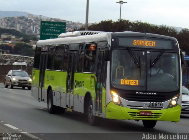 Bettania Ônibus 30616 na cidade de Belo Horizonte, Minas Gerais, Brasil, por Adão Raimundo Marcelino. Número da foto: #4430110.