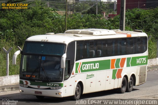 Empresa Gontijo de Transportes 14775 na cidade de Aracaju, Sergipe, Brasil, por Julio Cesar  Barbosa Martins. Número da foto: #4451346.