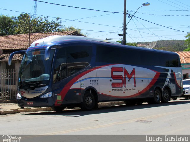 Transporte Coletivo Santa Maria 284 na cidade de Cordisburgo, Minas Gerais, Brasil, por Lucas Gustavo Silva. ID da foto: 4450296.