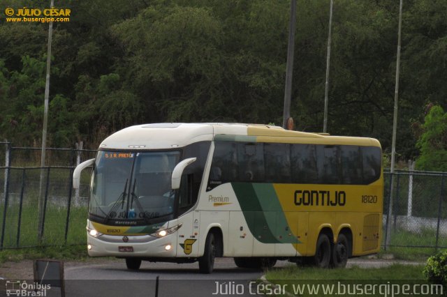 Empresa Gontijo de Transportes 18120 na cidade de Aracaju, Sergipe, Brasil, por Julio Cesar  Barbosa Martins. Número da foto: #4451524.