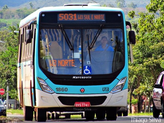 UTB - União Transporte Brasília 1860 na cidade de Brasília, Distrito Federal, Brasil, por Thiago Silva . ID da foto: 4451775.