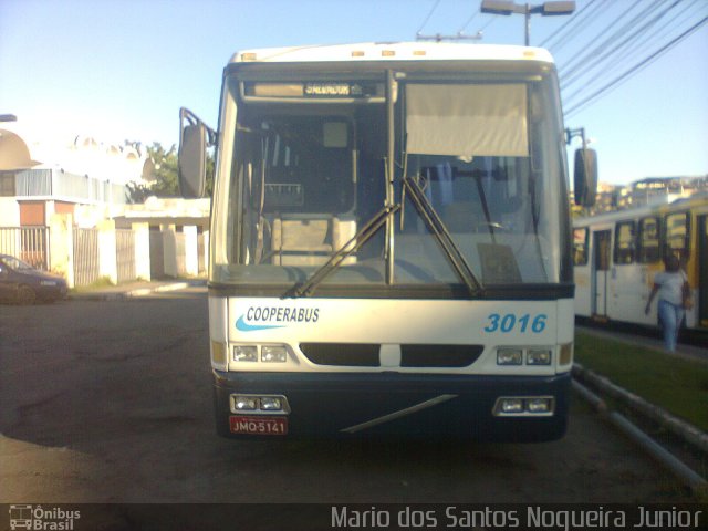 Cooperabus 3016 na cidade de Salvador, Bahia, Brasil, por Mario dos Santos Nogueira Junior. ID da foto: 4450289.