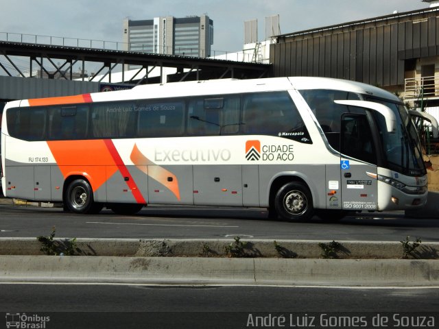 Viação Cidade do Aço RJ 174.133 na cidade de Rio de Janeiro, Rio de Janeiro, Brasil, por André Luiz Gomes de Souza. Número da foto: #4451824.