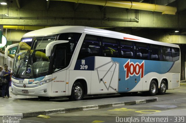 Auto Viação 1001 3019 na cidade de São Paulo, São Paulo, Brasil, por Douglas Paternezi. ID da foto: 4450610.