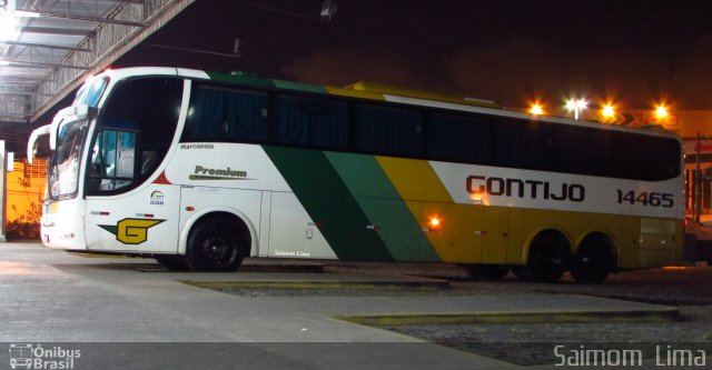 Empresa Gontijo de Transportes 14465 na cidade de Viana, Espírito Santo, Brasil, por Saimom  Lima. Número da foto: #4452384.