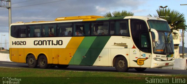 Empresa Gontijo de Transportes 14020 na cidade de Vitória, Espírito Santo, Brasil, por Saimom  Lima. Número da foto: #4452364.